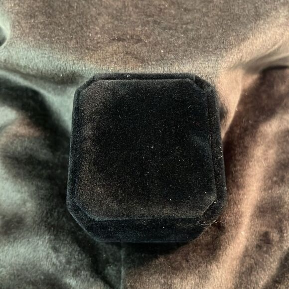 Solitaire Caribbean Quartz Sterling Silver Ring 6.25Ctw size 6 - Picture 11 of 12